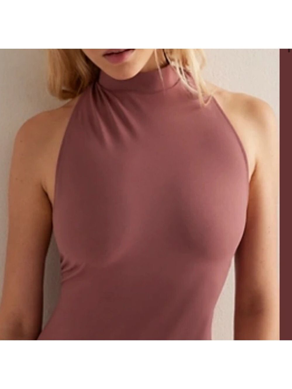 NWT Intimately by Free People Alyssa Extreme T Back Elegant Sleeveless Bodysuit